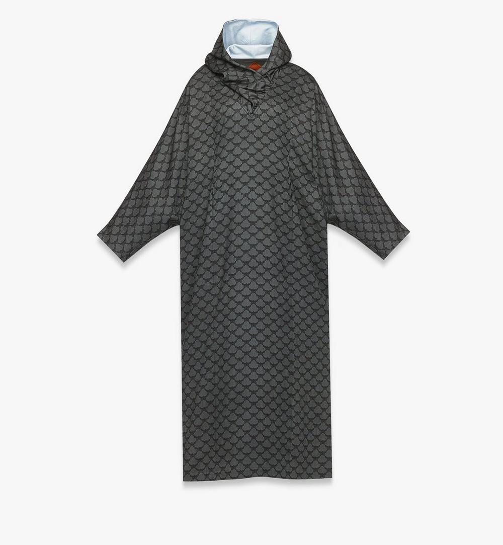 Lauretos Print Hooded Kaftan Dress in TENCEL™ 1